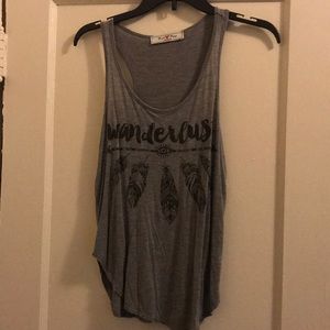 Wanderlust - tank top - Grey - M